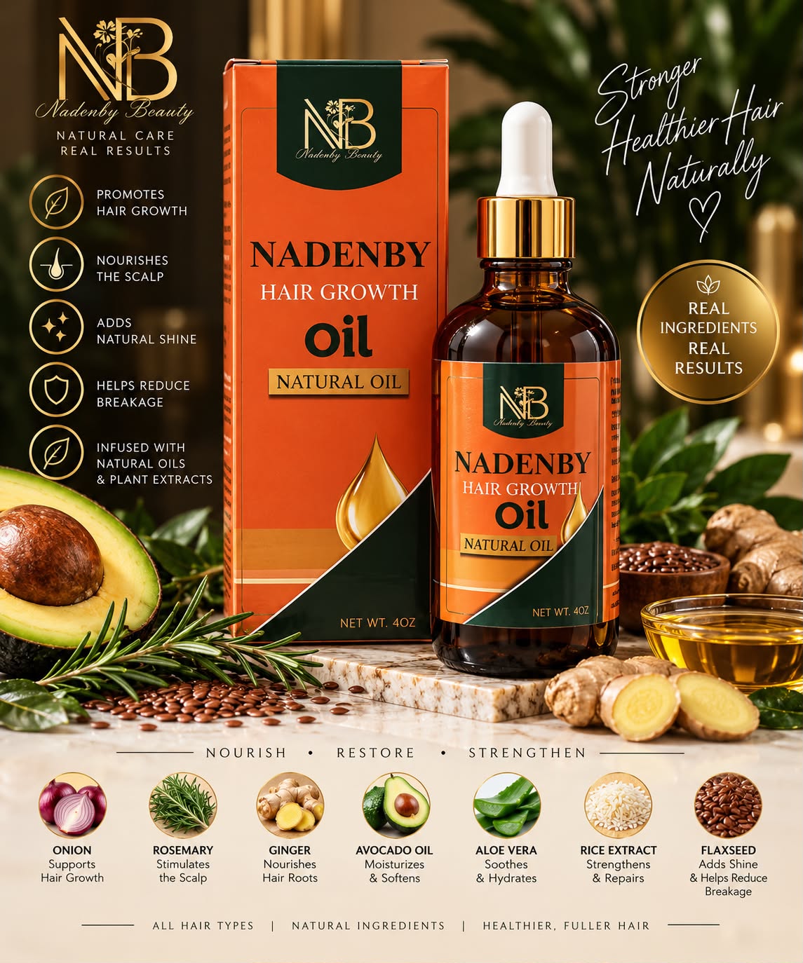 Nadenby Hair Growth & Hydrating Set