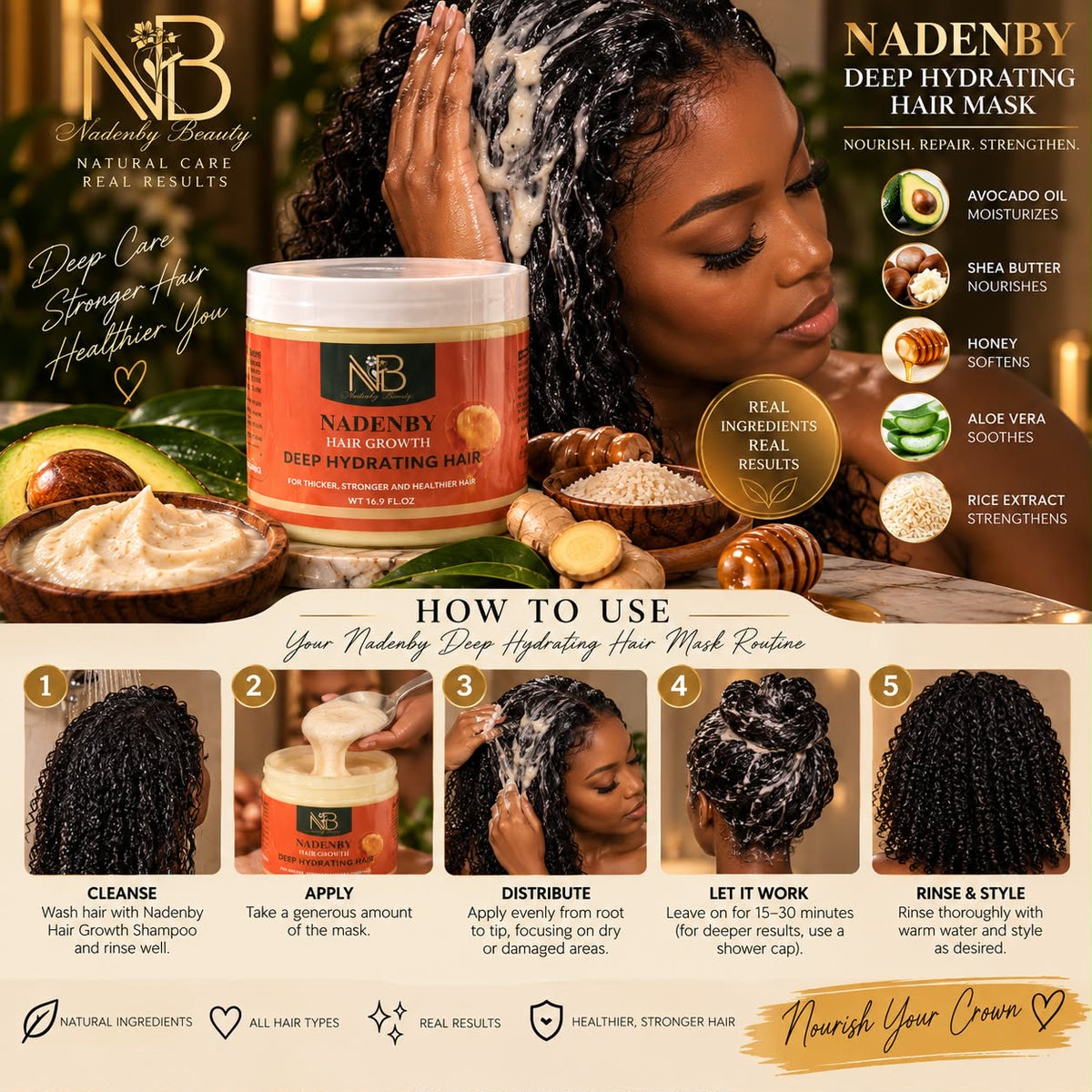 Nadenby Hair Growth & Hydrating Set