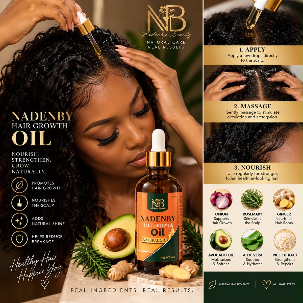 Nadenby Hair Growth & Hydrating Set