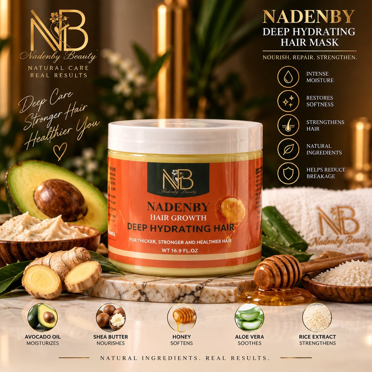 Nadenby Hair Growth & Hydrating Set
