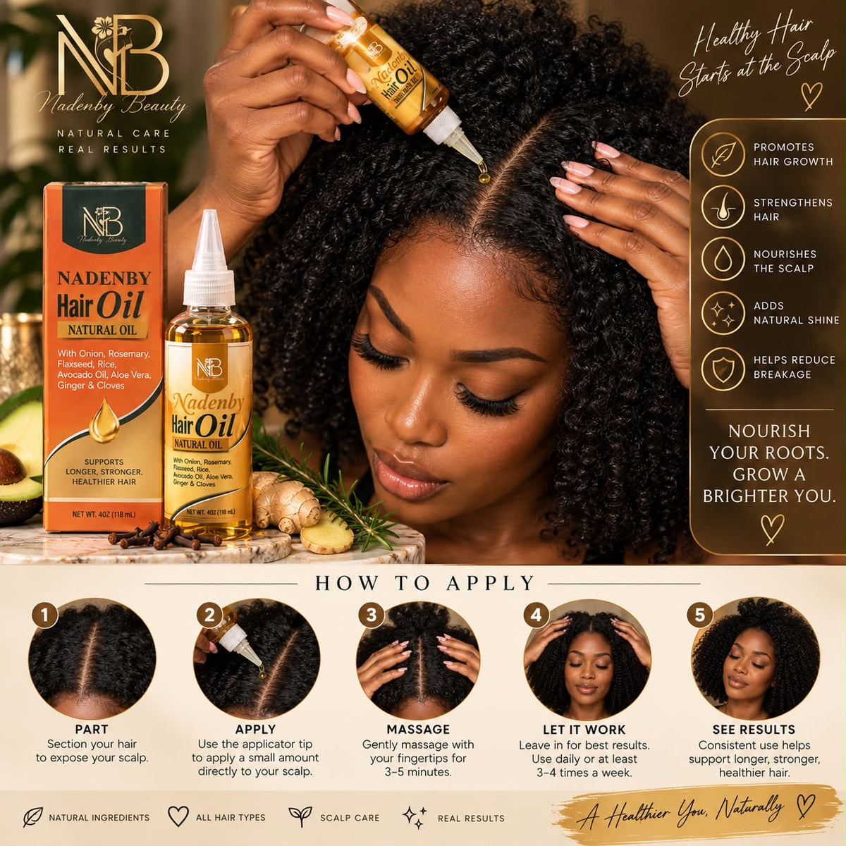 Nadenby Hair Growth & Hydrating Set